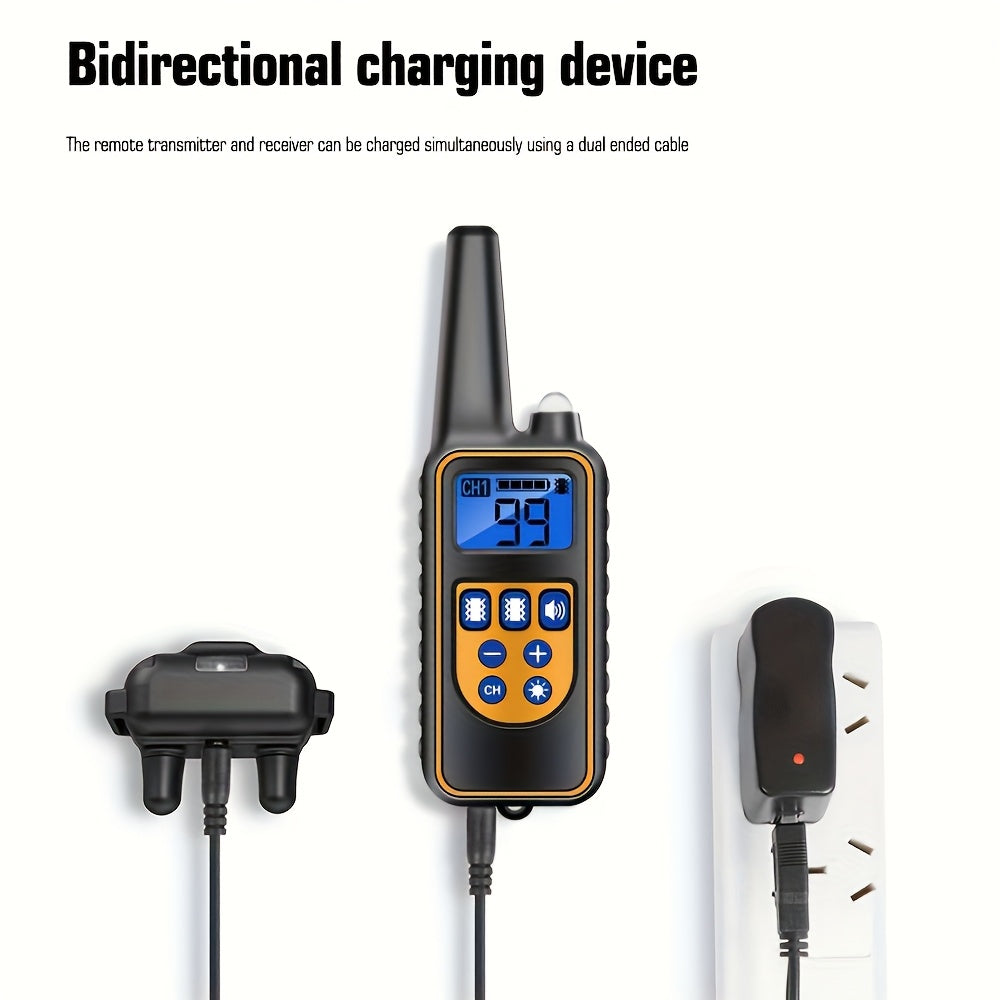 Smart Trainer Pro – Wiederaufladbarer Fernhundehalsband mit Piepton & Vibration