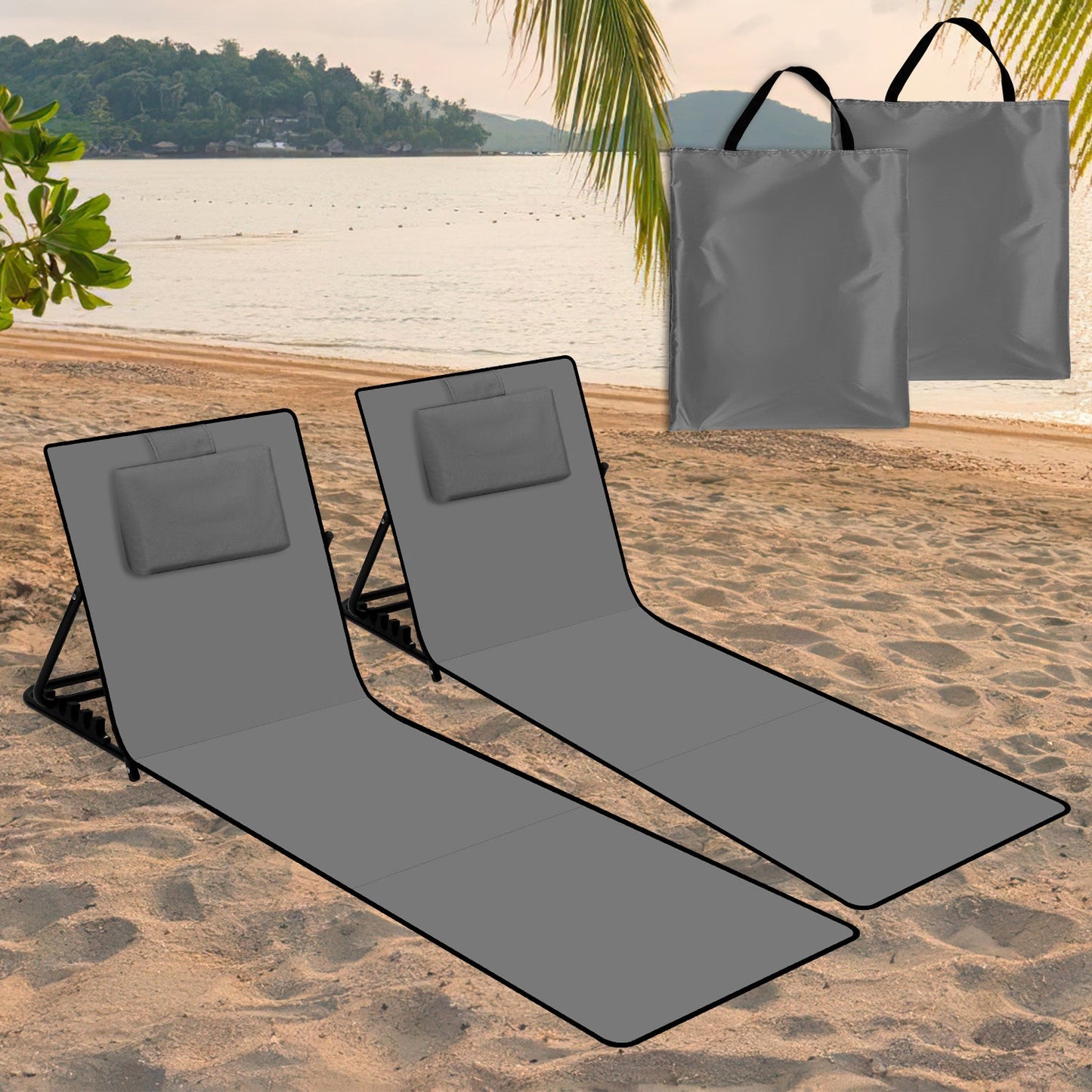 RelaxMate Tragbares Strandbett – Komfort und Bequemlichkeit Unterwegs