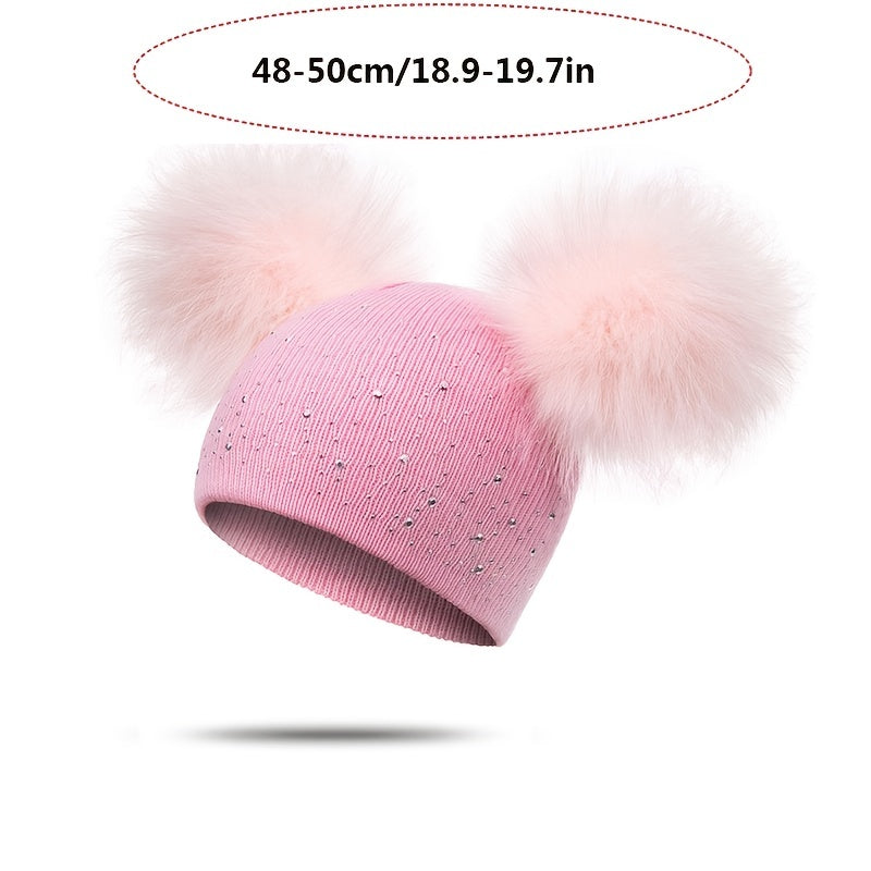 Lily Mädchen Pompon Mütze - Verspielt und Warm für die Wintermonate