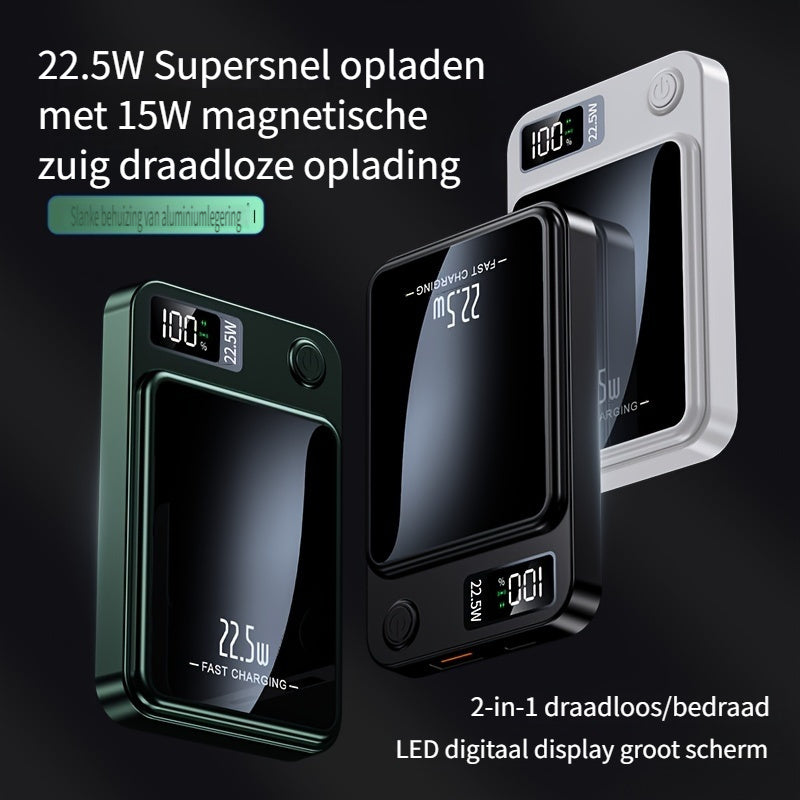 Magnetische Powerbank – Ultradünn mit Superschneller Drahtloser Ladetechnologie