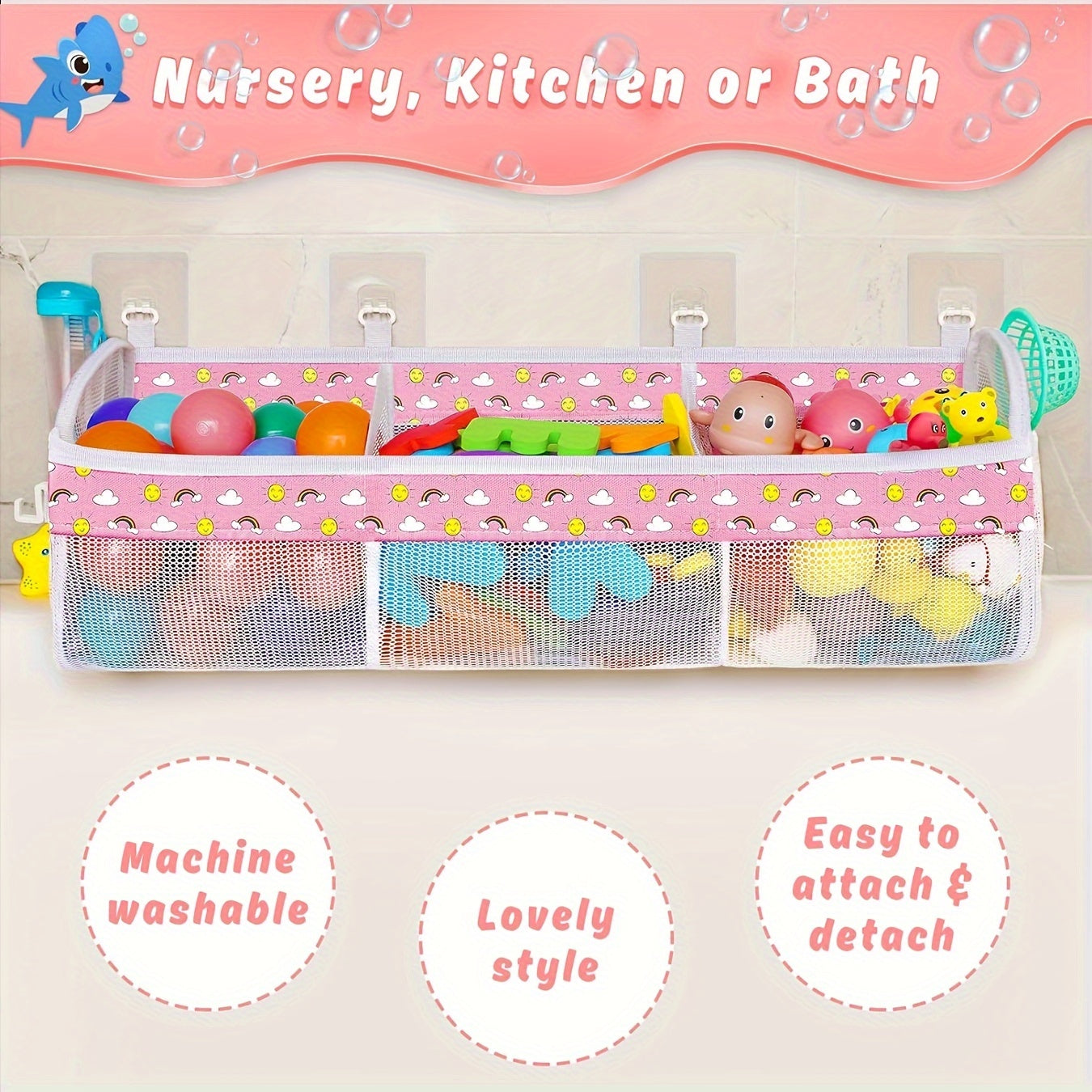 Mesh Badespielzeug-Organizer – Ein Perfektes Geschenk zum Muttertag