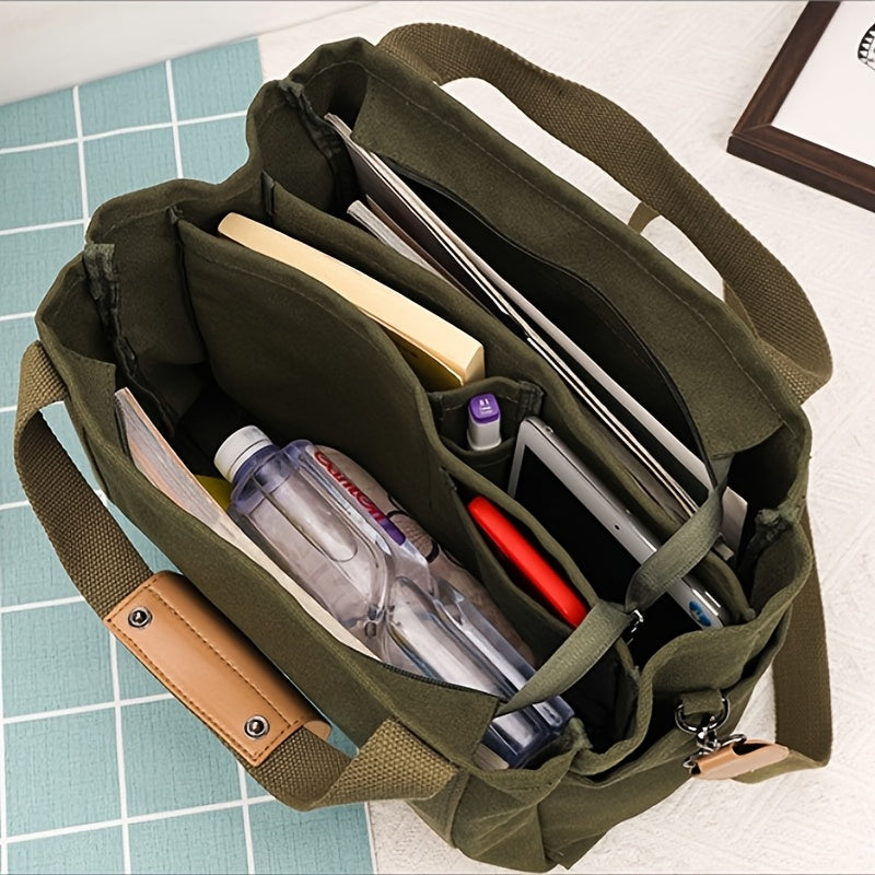 ComfortCarry Damen Tote Tasche – Leichtgewicht mit Abnehmbarem Band und Viel Stauraum
