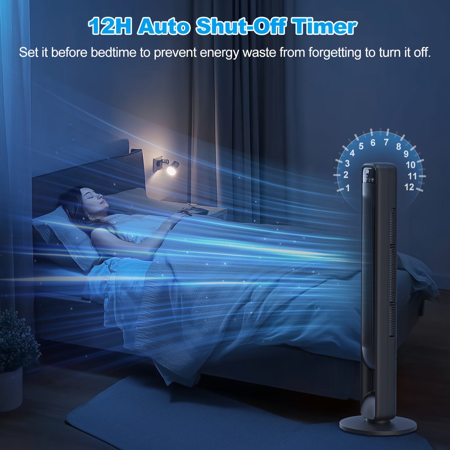 Bladloser Turmventilator – Stilvoll und Einstellbar