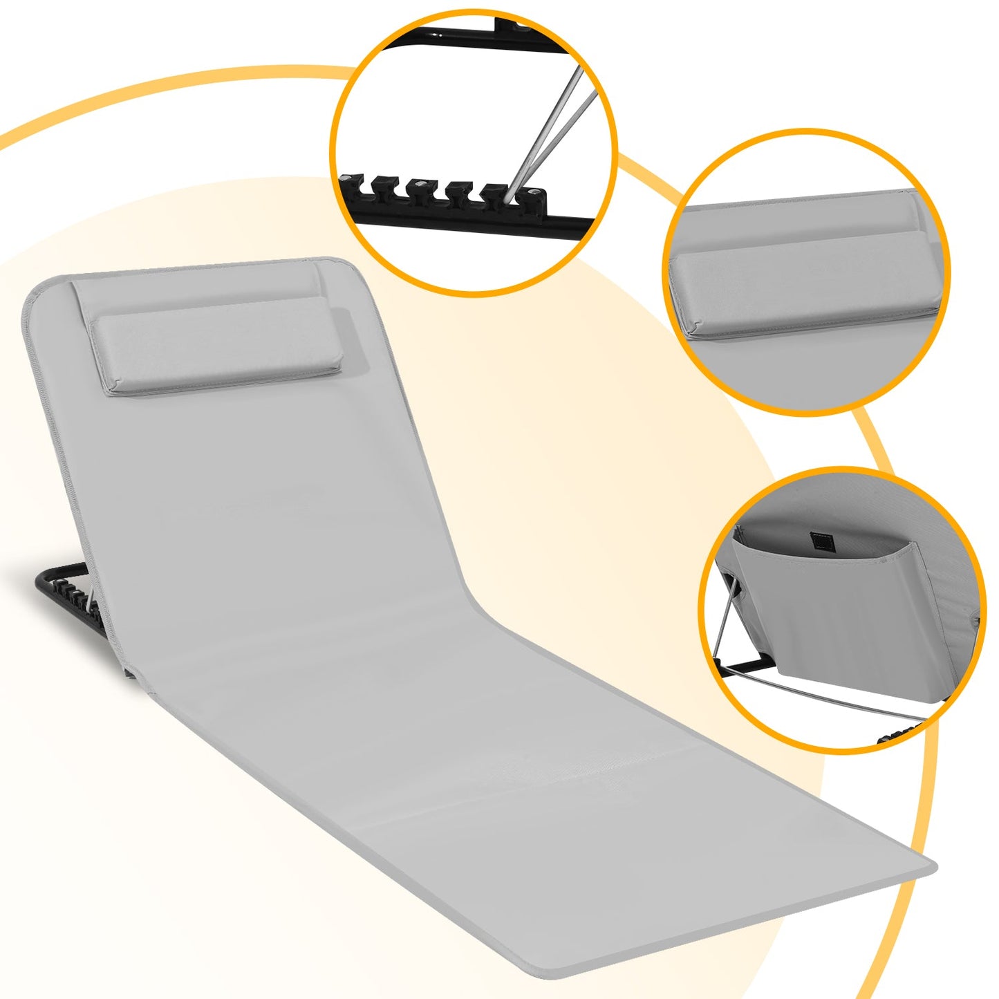 RelaxMate Tragbares Strandbett – Komfort und Bequemlichkeit Unterwegs