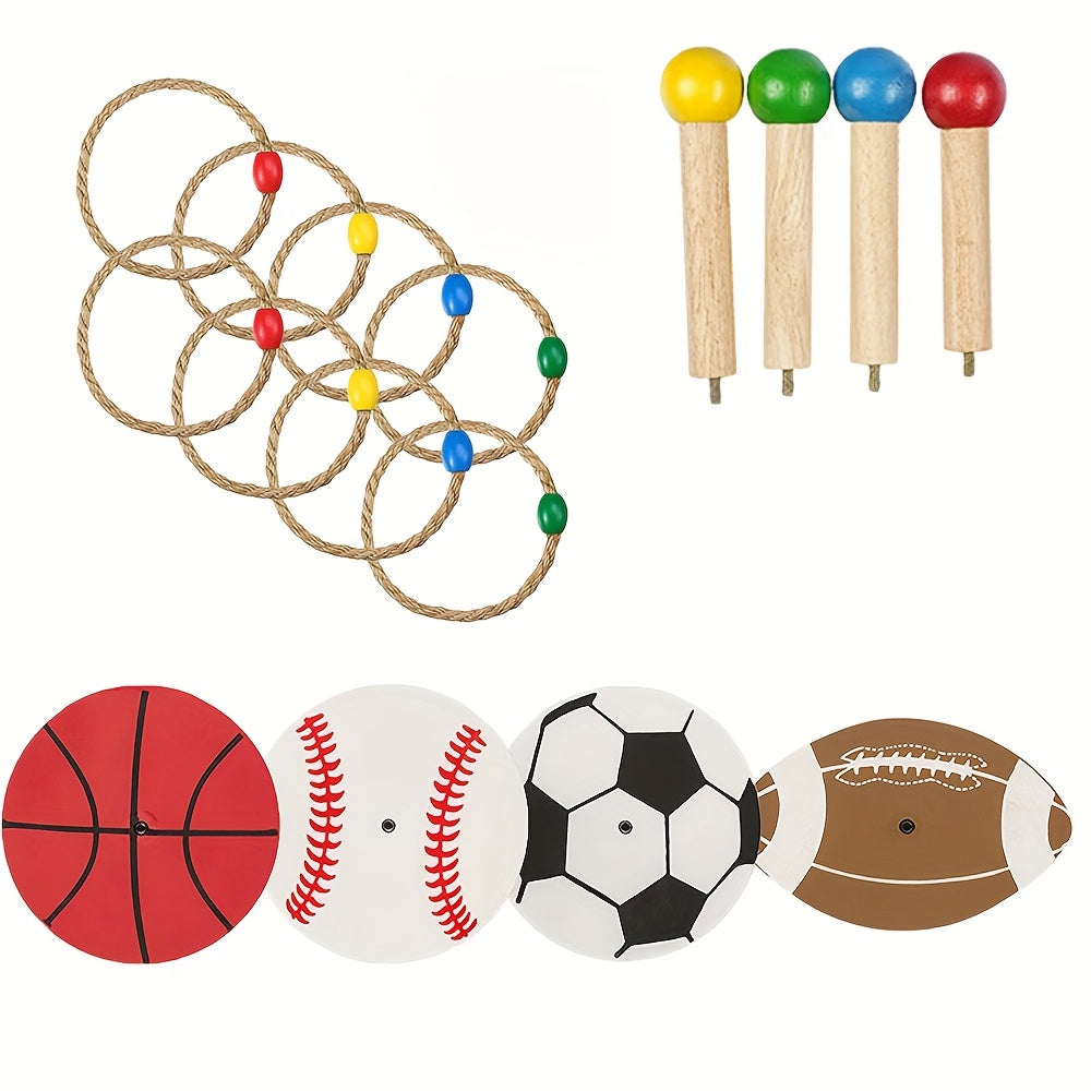 SportRing Wurfspiel Set – Lustiges und Interaktives Spiel für Draußen