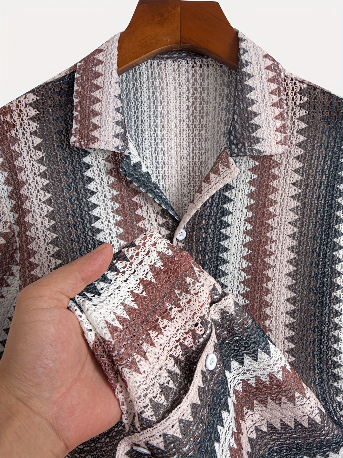 Herren Sommer Casual Kurzarmshirt – Gewebter Stoff für einen Frischen Look