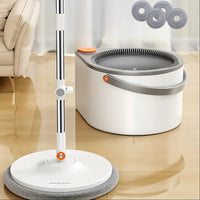 1 runder Mopkopf + multifunktionaler Eimer + 4 Tücher