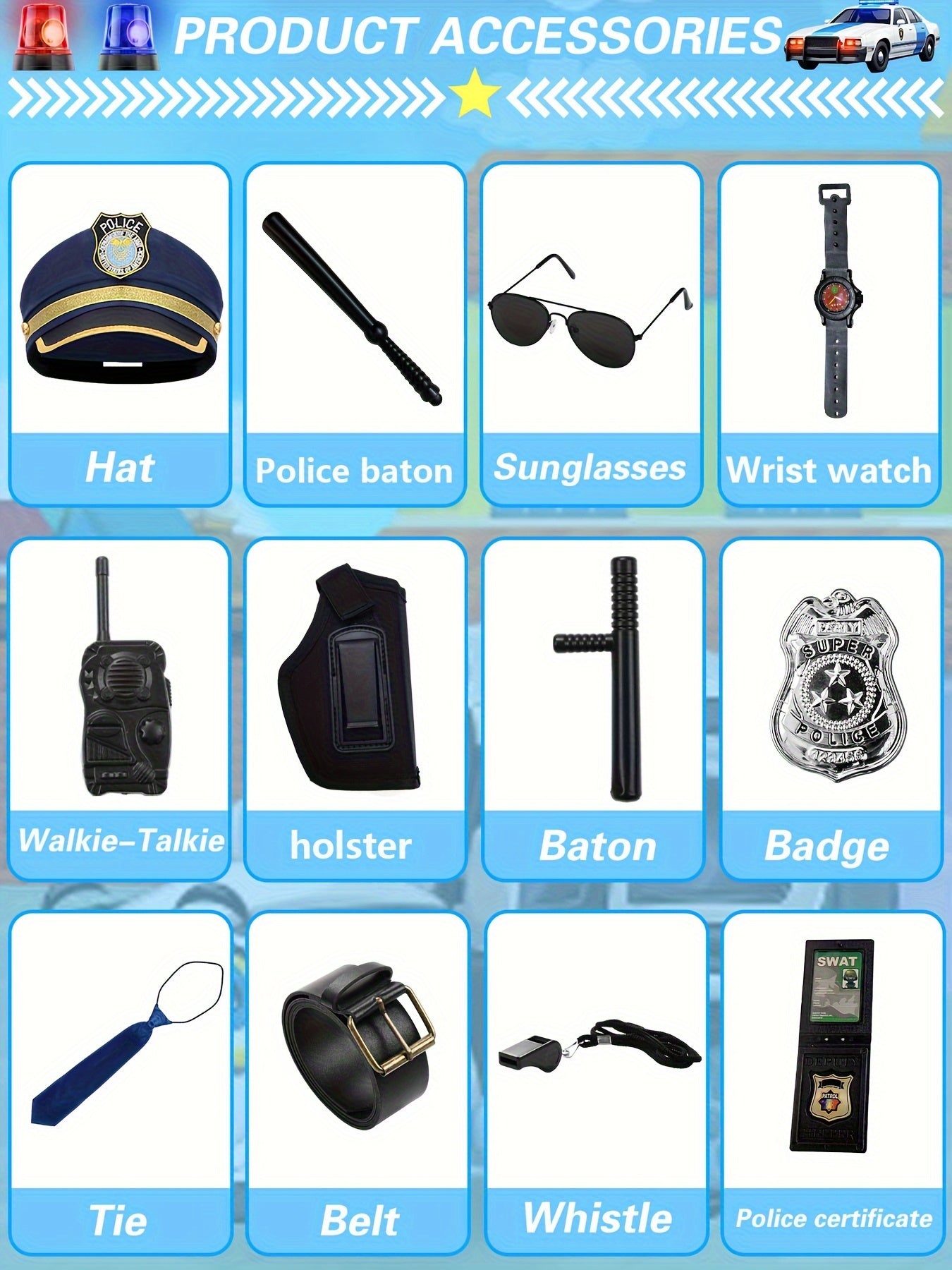 Tapferes Polizei-Outfit – Für kleine Helden