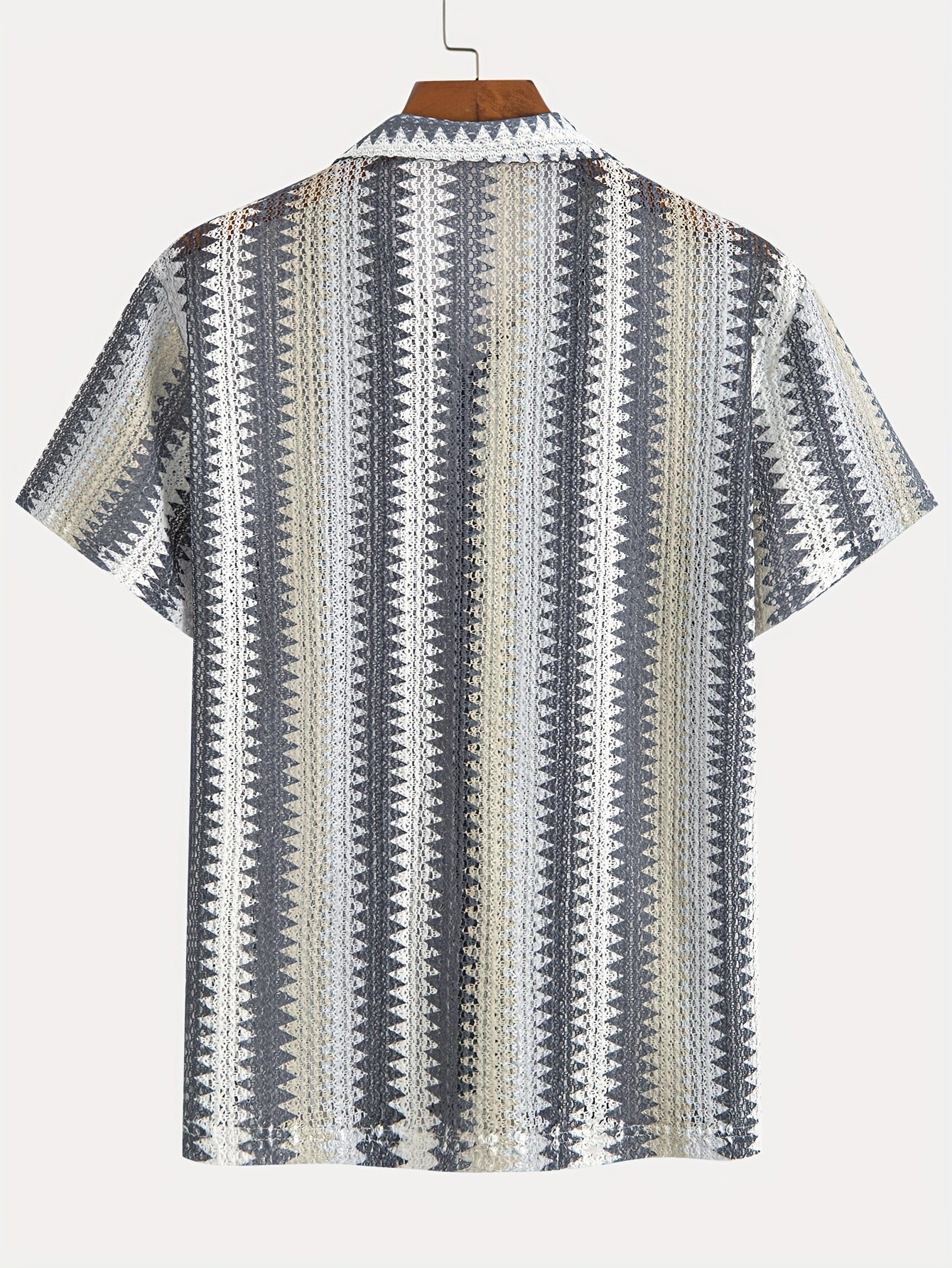 Herren Sommer Casual Kurzarmshirt – Gewebter Stoff für einen Frischen Look
