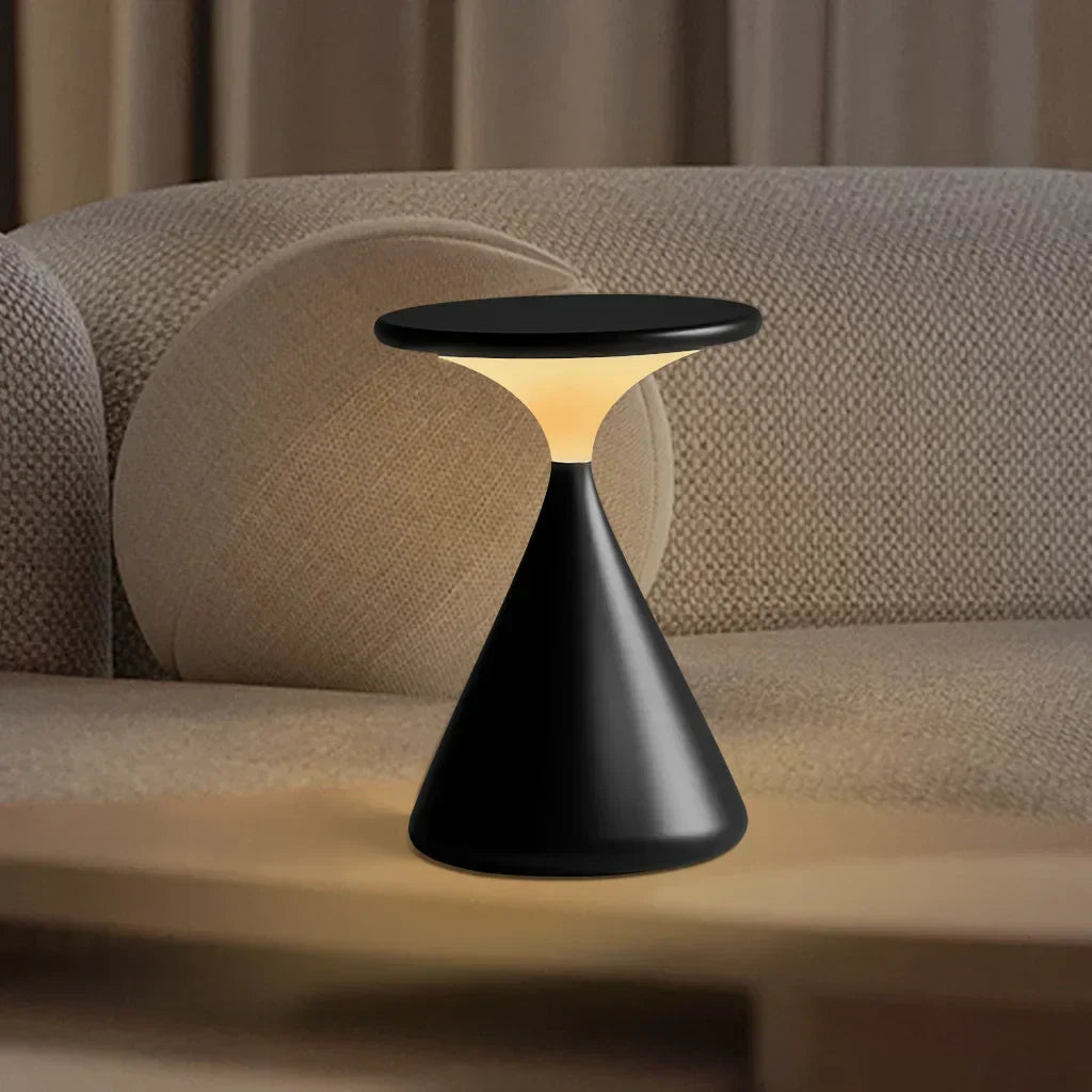 Aeron Sanduhr Dimmbares LED Tischlicht – Elegant und Kabellos