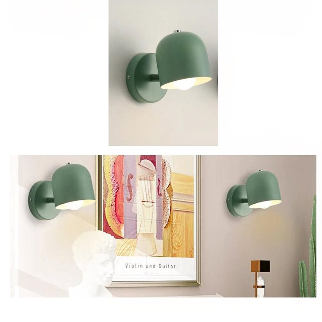 NordicGlow Skandinavische Wandlampe – Farbiger Akzent mit Stimmungsvollem Licht