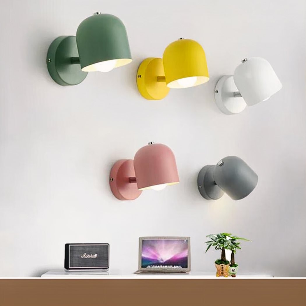 NordicGlow Skandinavische Wandlampe – Farbiger Akzent mit Stimmungsvollem Licht