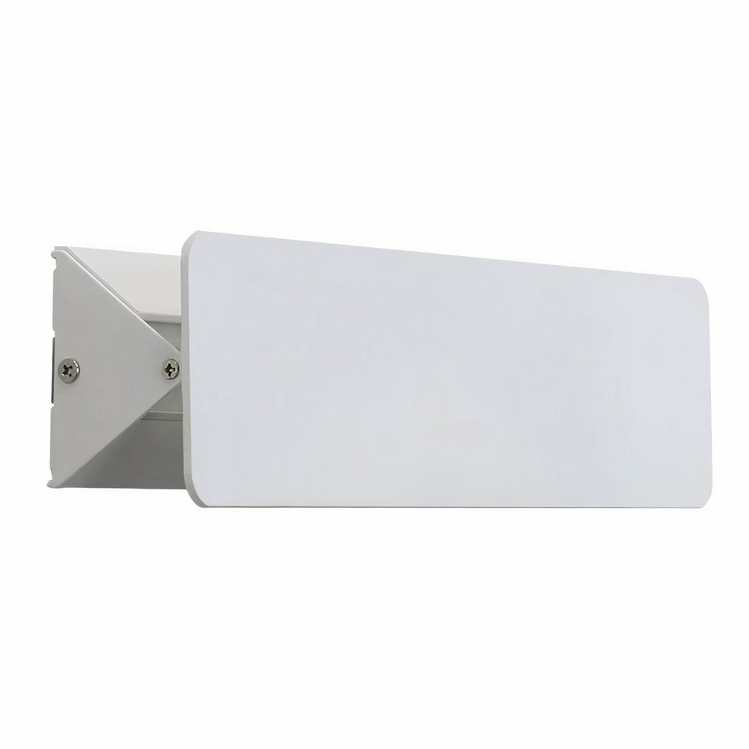 FlexiGlow Moderne Weiße Wandlampe – Verstellbare Klappe für Perfekte Lichtstreuung