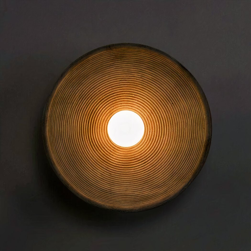 Scandi Retro Runde Wandlampe – Gemütliches Licht für Jeden Raum