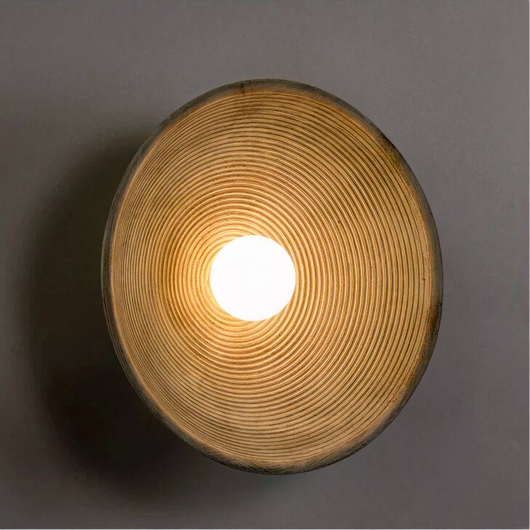 Scandi Retro Runde Wandlampe – Gemütliches Licht für Jeden Raum