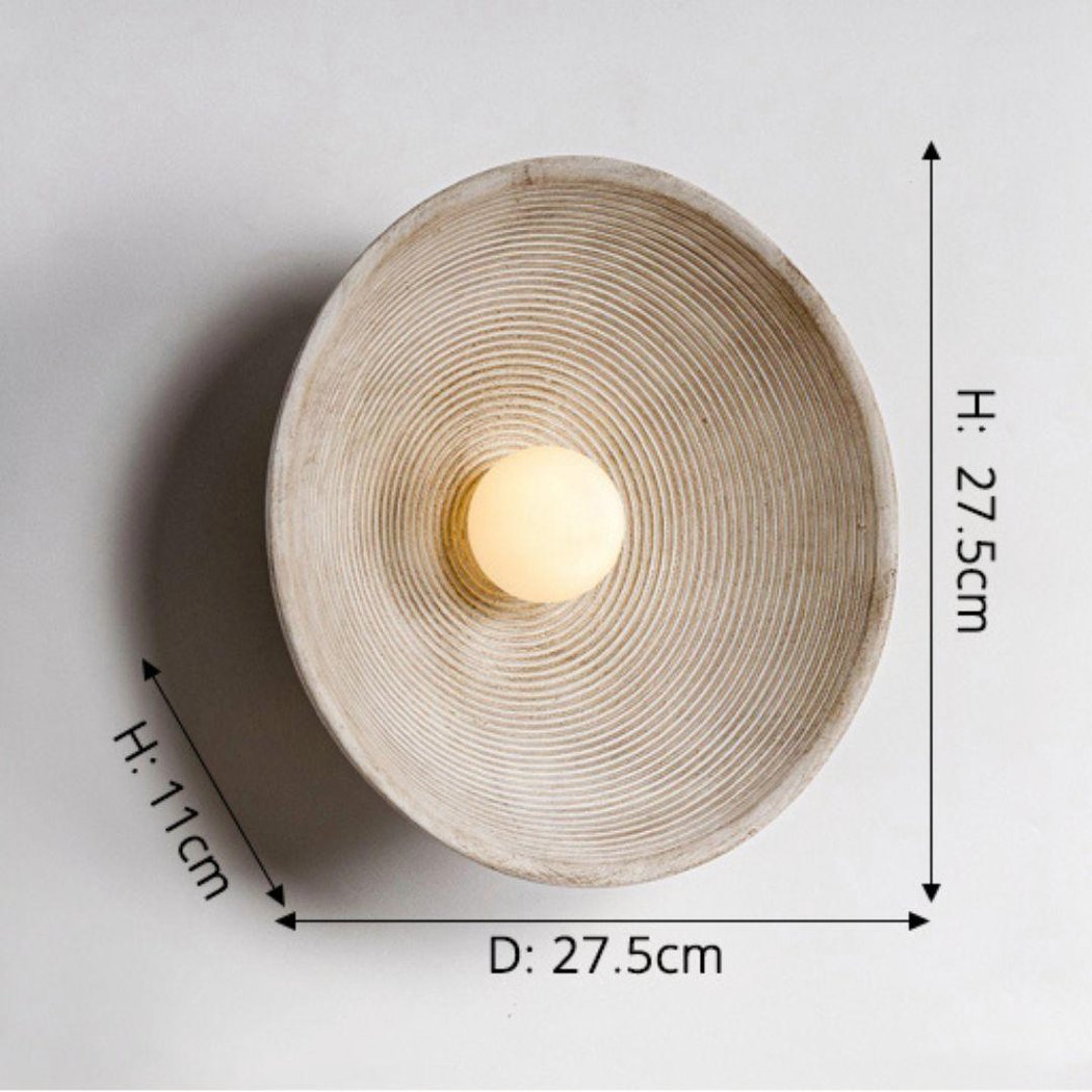 Scandi Retro Runde Wandlampe – Gemütliches Licht für Jeden Raum
