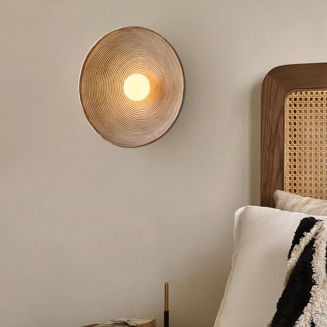 Scandi Retro Runde Wandlampe – Gemütliches Licht für Jeden Raum