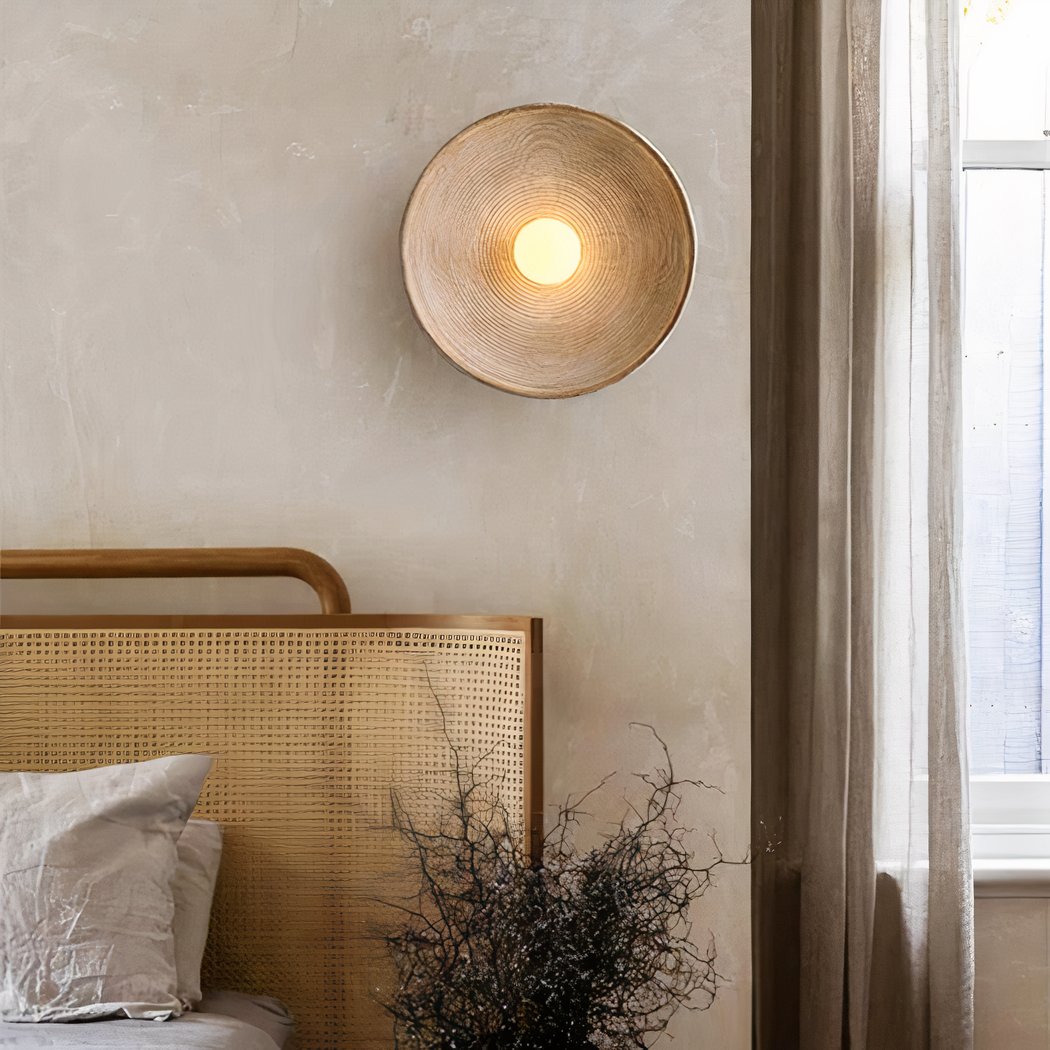 Scandi Retro Runde Wandlampe – Gemütliches Licht für Jeden Raum
