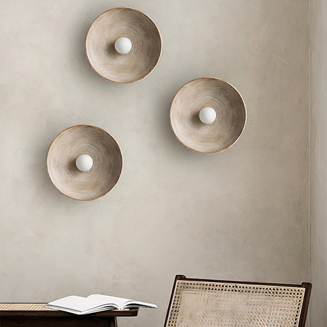 Scandi Retro Runde Wandlampe – Gemütliches Licht für Jeden Raum