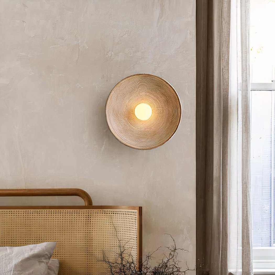 Scandi Retro Runde Wandlampe – Gemütliches Licht für Jeden Raum