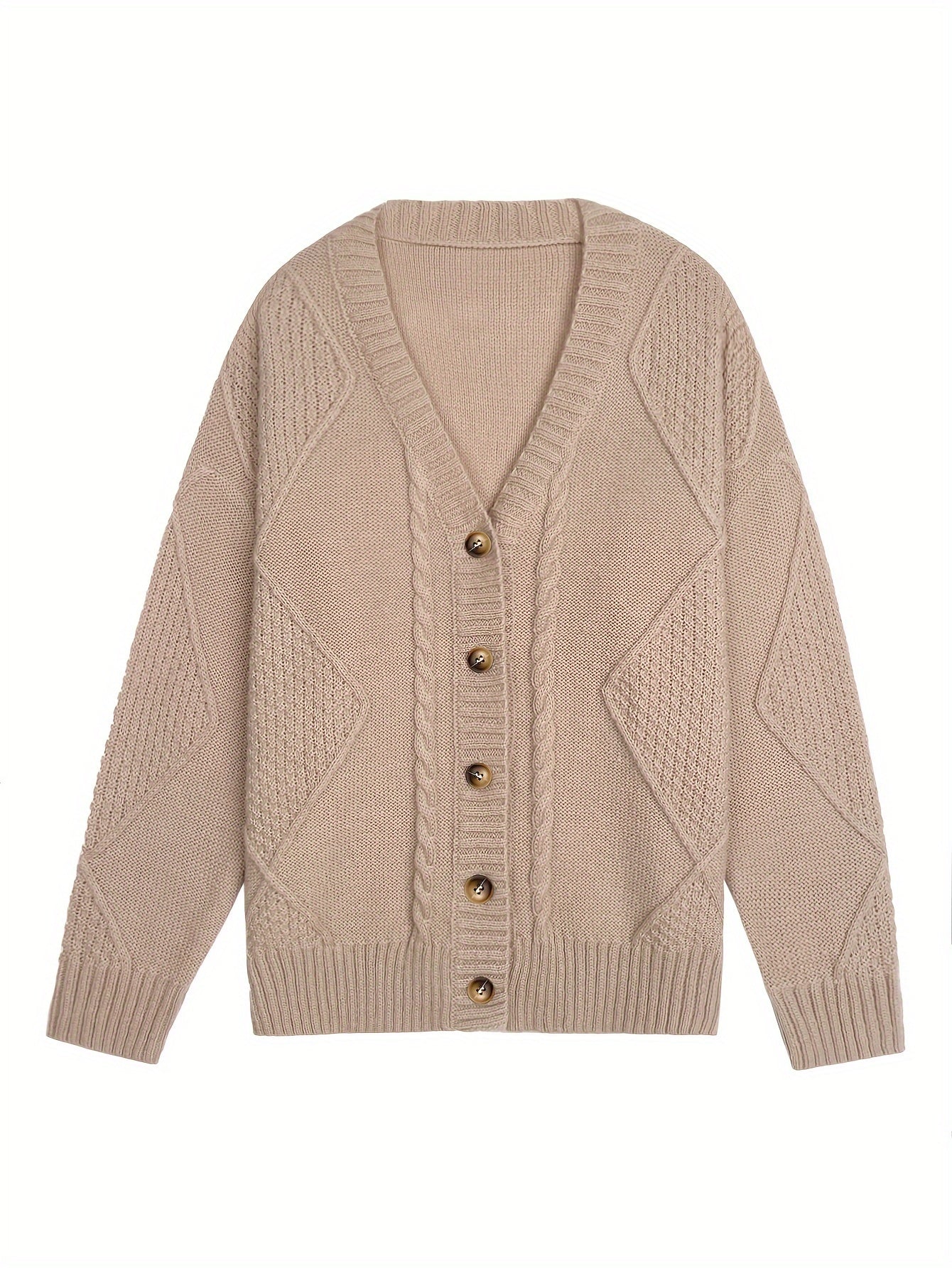 Mia Kabelstrick Cardigan - Bequem und Stylisch für Damen