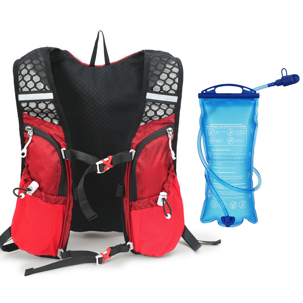 HydroPack Leichter Hydrationsrucksack – 2L Wasserreservoir für Laufen, Radfahren & Wandern