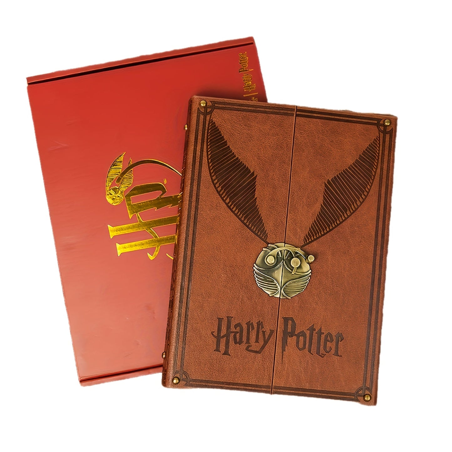 Magisches Hardcover Notizbuch mit Goldener Kugel – Perfekt für Tagebücher und Notizen