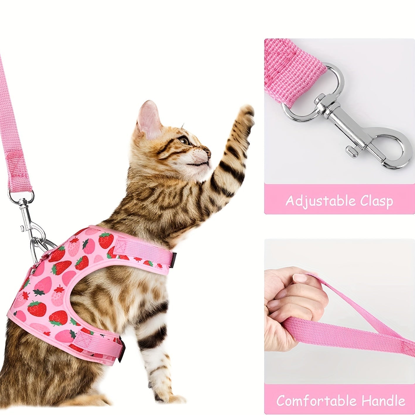 KittyComfort Geschirr Set – Für gemütliche Spaziergänge und Abenteuer