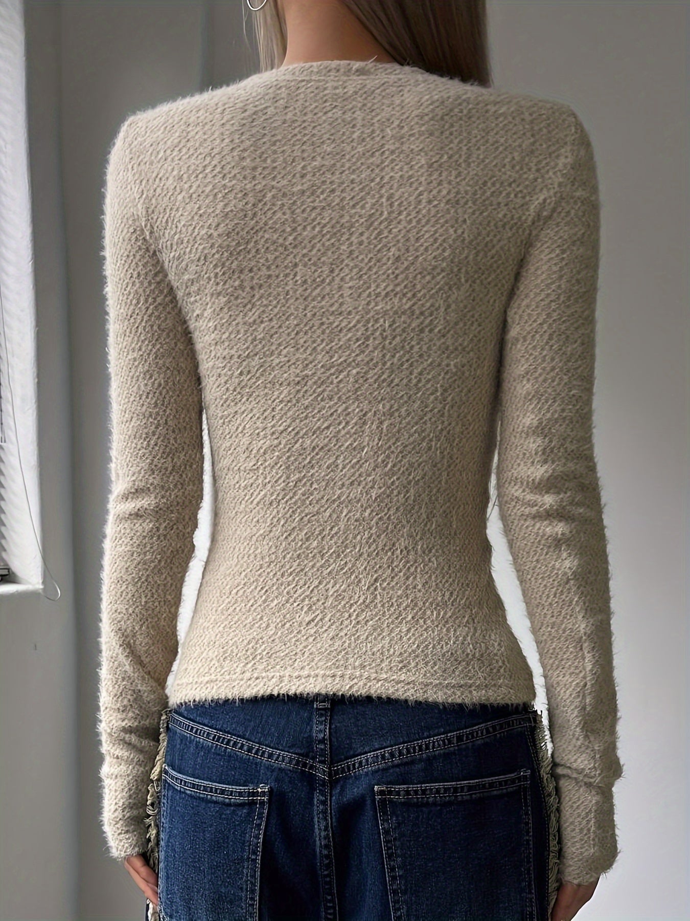 Elara Strickpullover – Komfortabel und stilvoll für Herbst und Winter