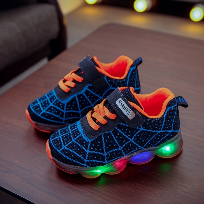 Spider-Man Sneakers mit LED – Abenteuer in jedem Schritt für dein Kind