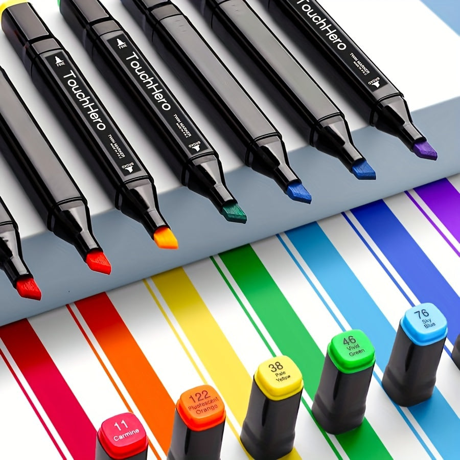 TouchHero 168 Farben Alkoholmarker Set – Professionell und Vielseitig