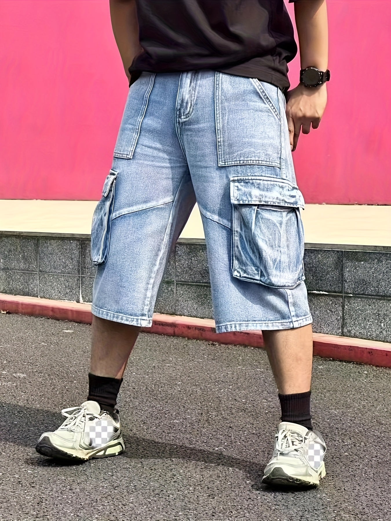 Lässige Herren Shorts Denim Cargo – Robust und Praktisch für den Alltag