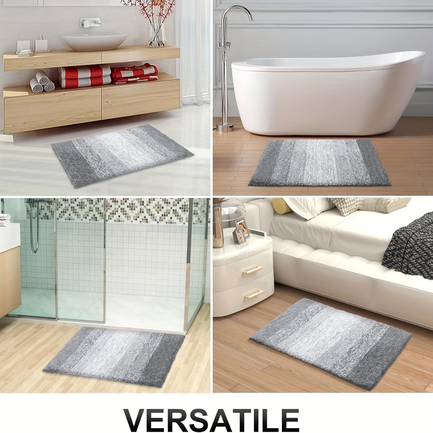 Komfortable Mikrofasern-Badematte – Für Luxus und Sicherheit
