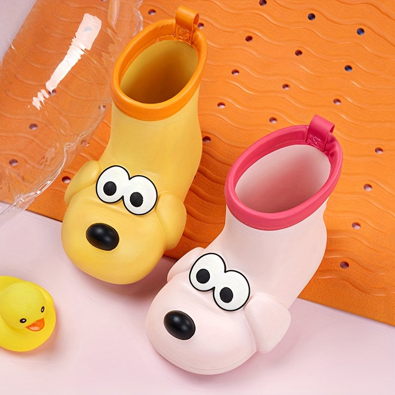 Plüsch Welpen Gummistiefel für Kinder – Warm und verspielt für regnerische Tage