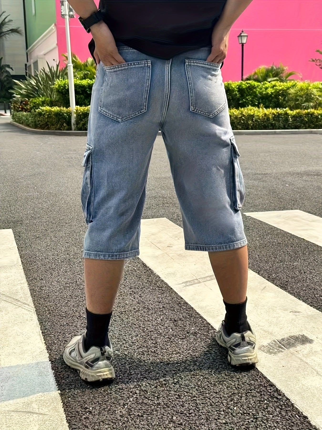 Lässige Herren Shorts Denim Cargo – Robust und Praktisch für den Alltag