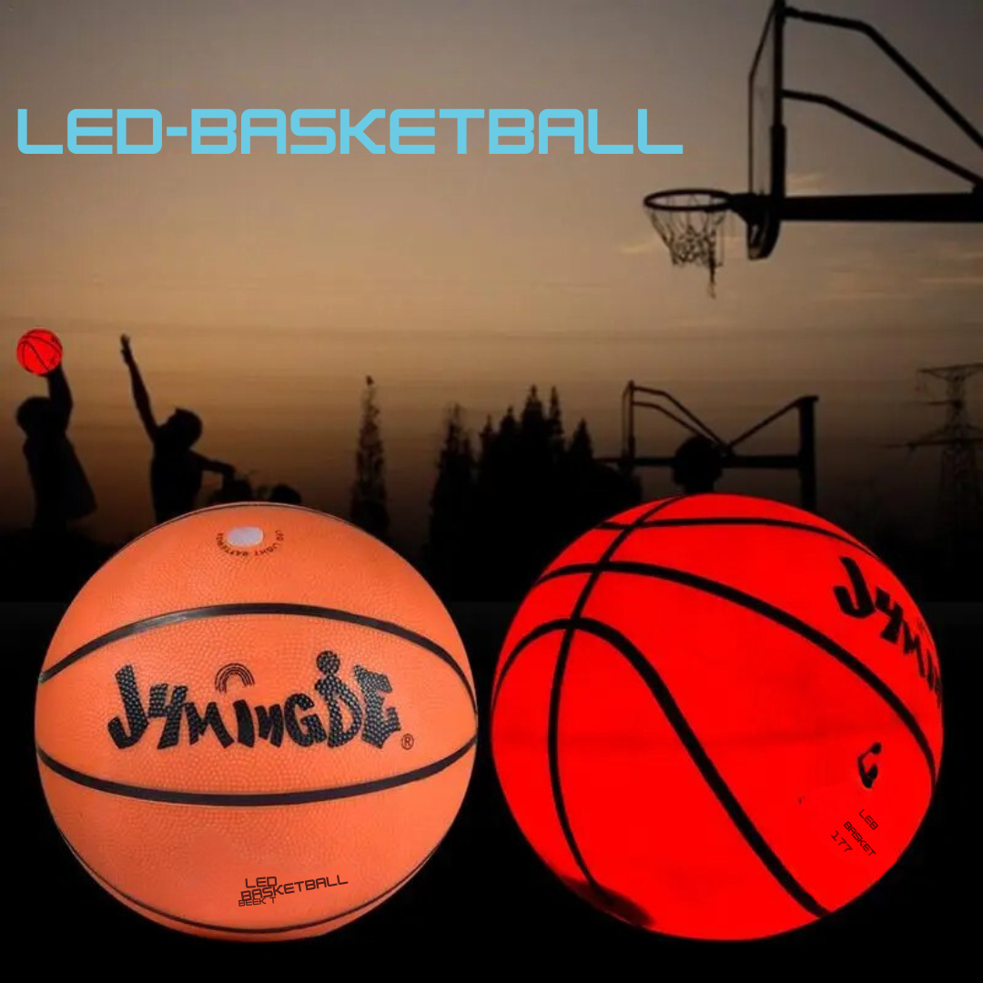Die LightBounce LED Basketball – Spiele im Dunkeln, leuchte im Licht