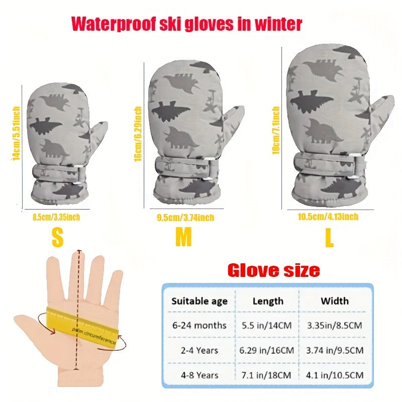 Dino Winterhandschuhe für Kinder - Für warme Abenteuer im Schnee