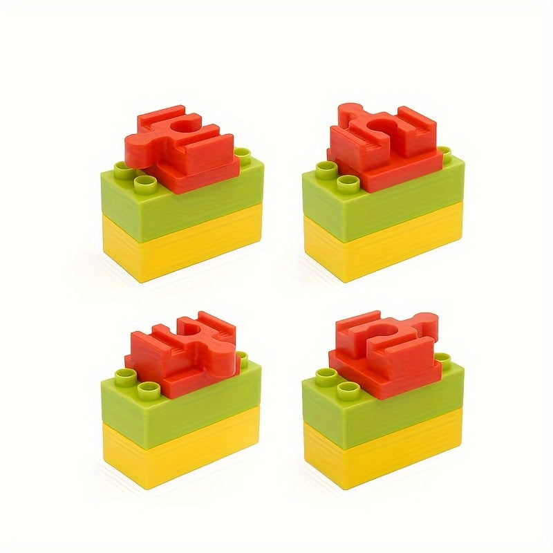 Set von 7-14 Bunt Holzgleisadaptern – Verstellbare Verbinder für den Modellbau
