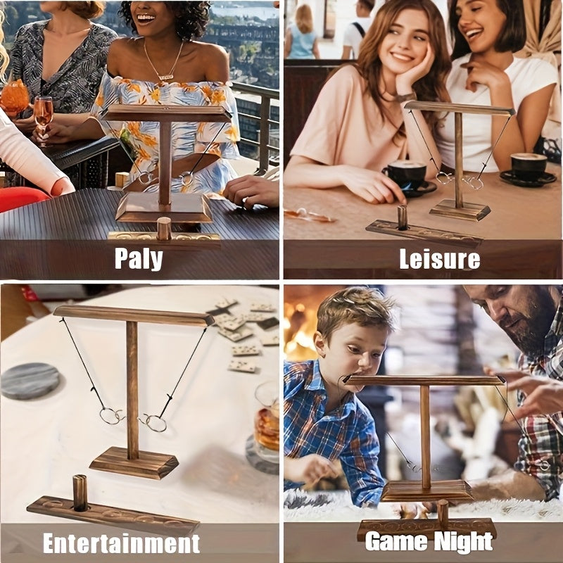 Holz Ringwurfspiel – Traditionell und Herausfordernd