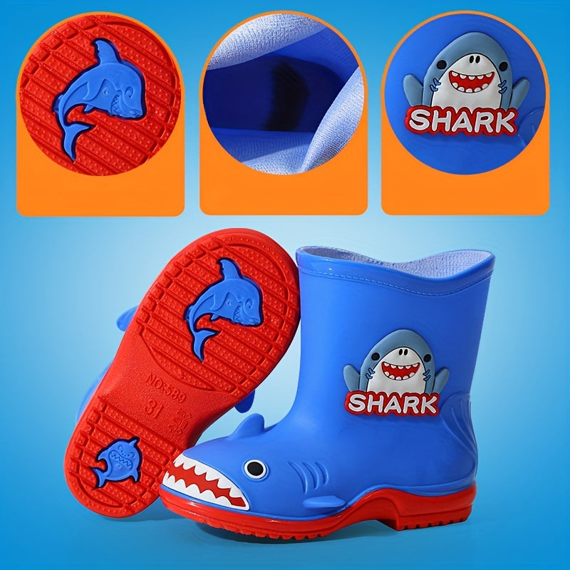 Sharky Gummistiefel für Kinder – Verspielter Wasserdichter Schutz