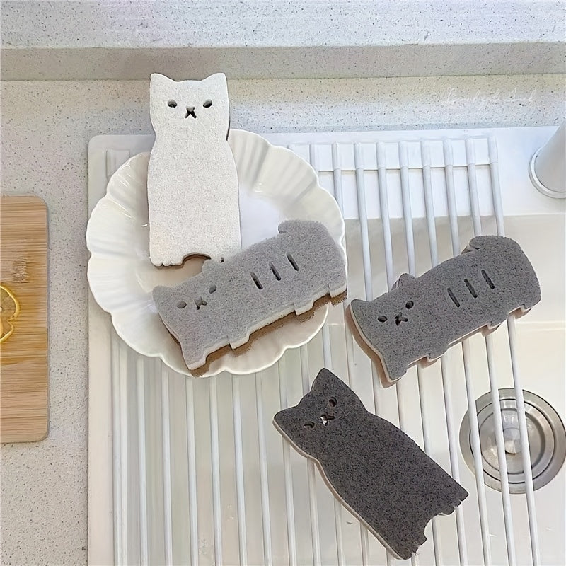 Purrfect Clean Katzen-Sponzenset – Nachhaltig, Niedlich und Superfunktional