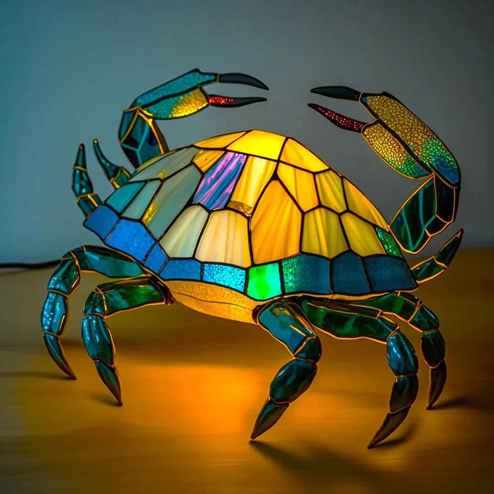 Künstlerische Glasmozaik Tierlampe – Farbe und Atmosphäre im Haus