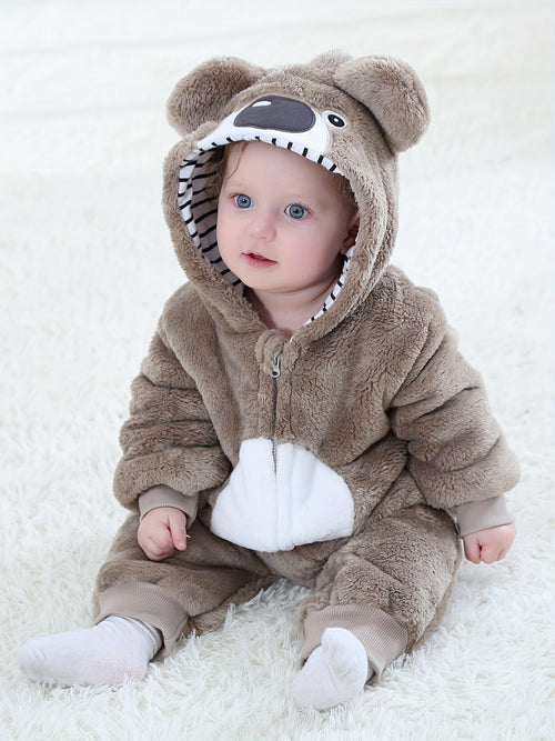 Benny Bären Strampler für Babys – Kuscheliger und warmer Overall für draußen