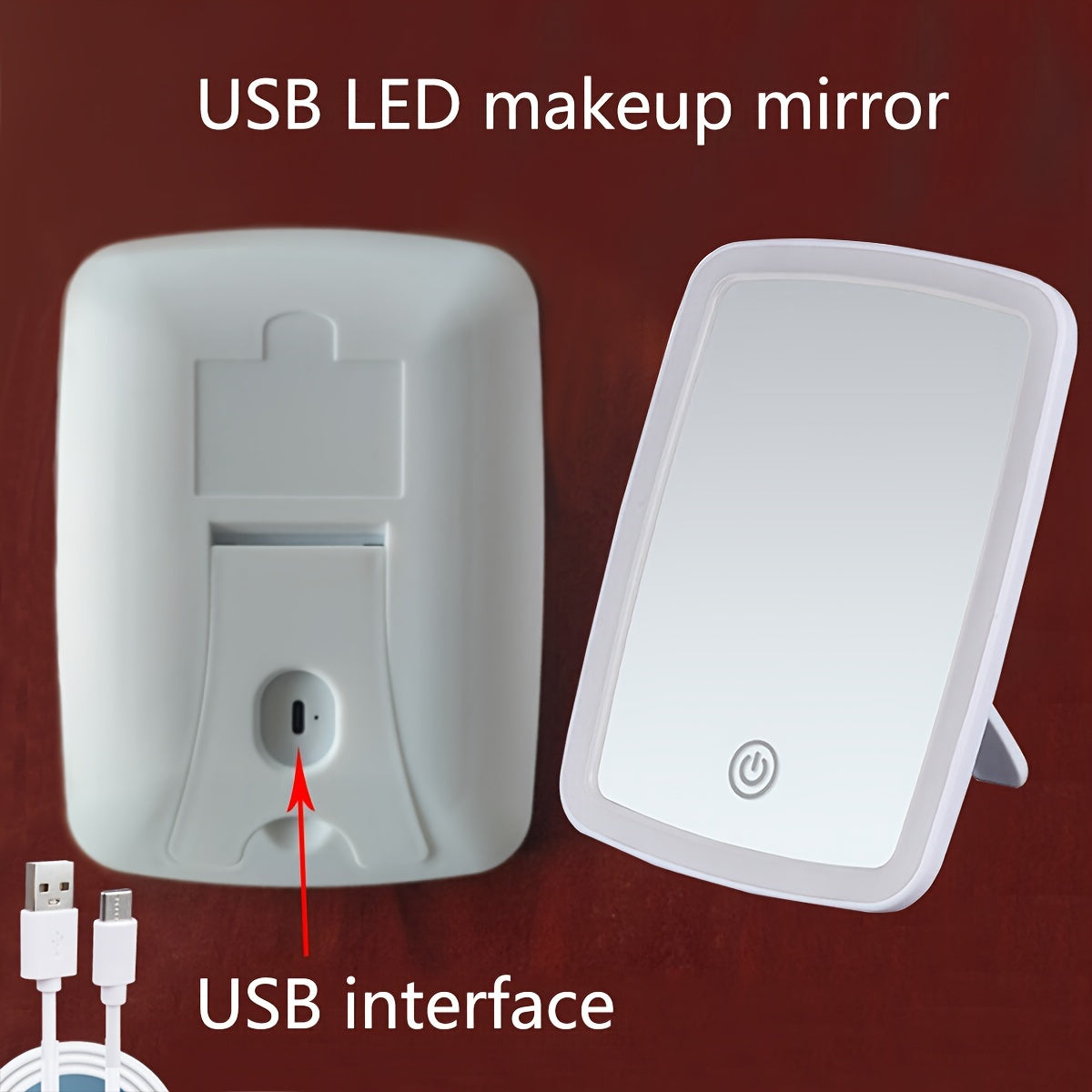 LumaGlow LED Make-up Spiegel – Beleuchtung und Stil in Einem