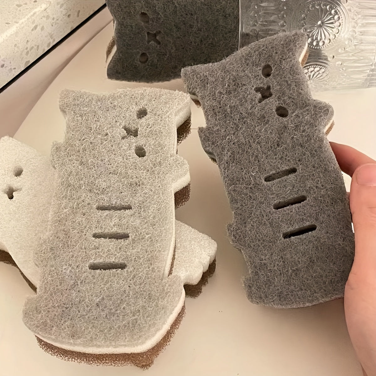 Purrfect Clean Katzen-Sponzenset – Nachhaltig, Niedlich und Superfunktional
