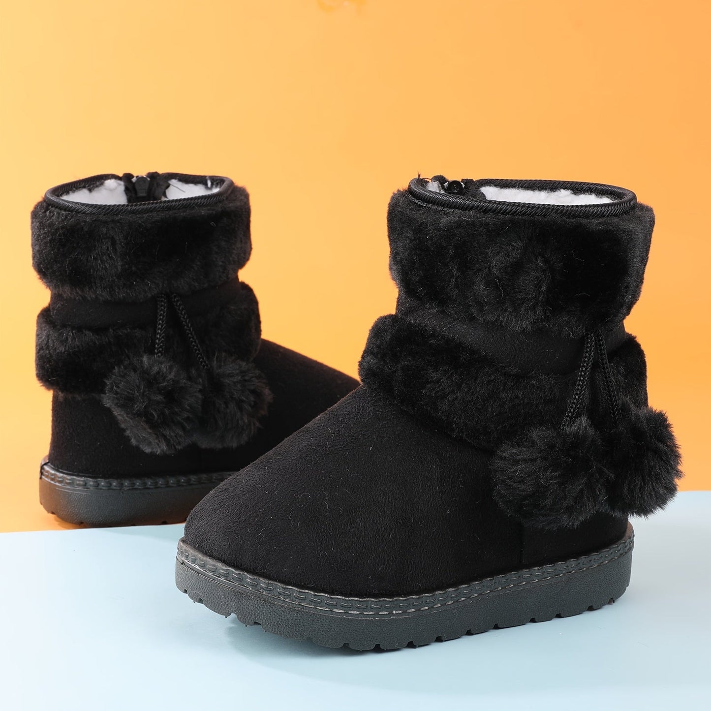 Niedliche Plüschstiefel für Mädchen – Für Wärme und Komfort