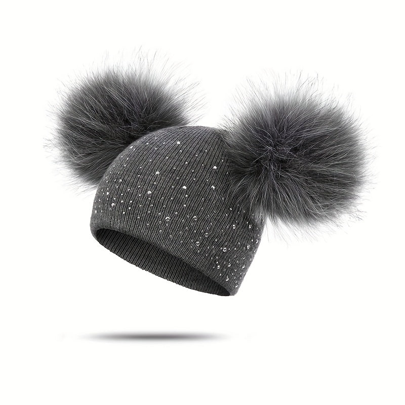 Lily Mädchen Pompon Mütze - Verspielt und Warm für die Wintermonate