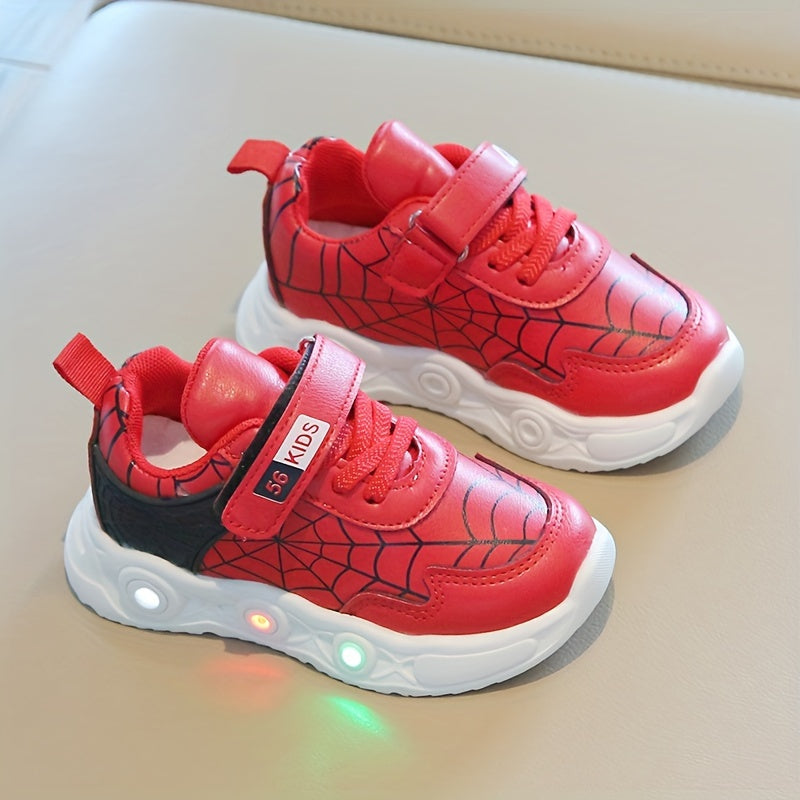 Spider-Net LED Sneakers - Für Abenteuerlustige Kinder