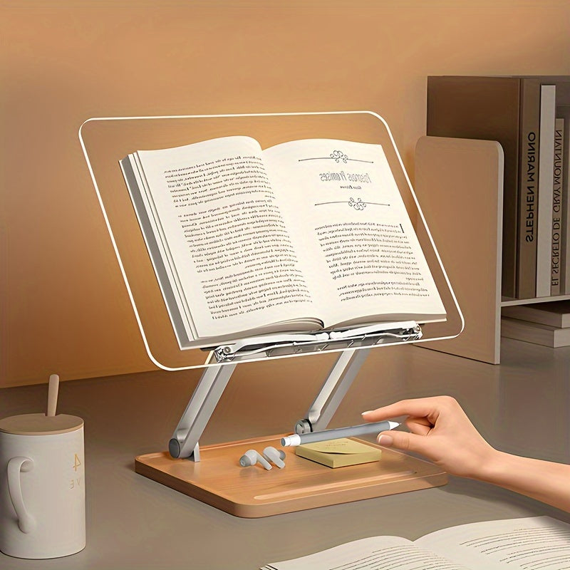 Ergonomischer Acryl-Leseständer – Verstellbar und Stilvoll