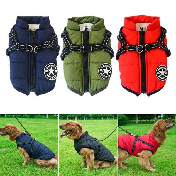 Wasserfeste Hundewinterjacke